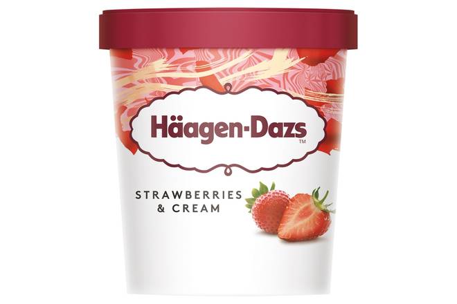 Häagen-Dazs Strawberries & Cream Ice Cream 460ml