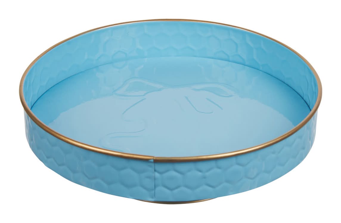 Round Metal Tray Large