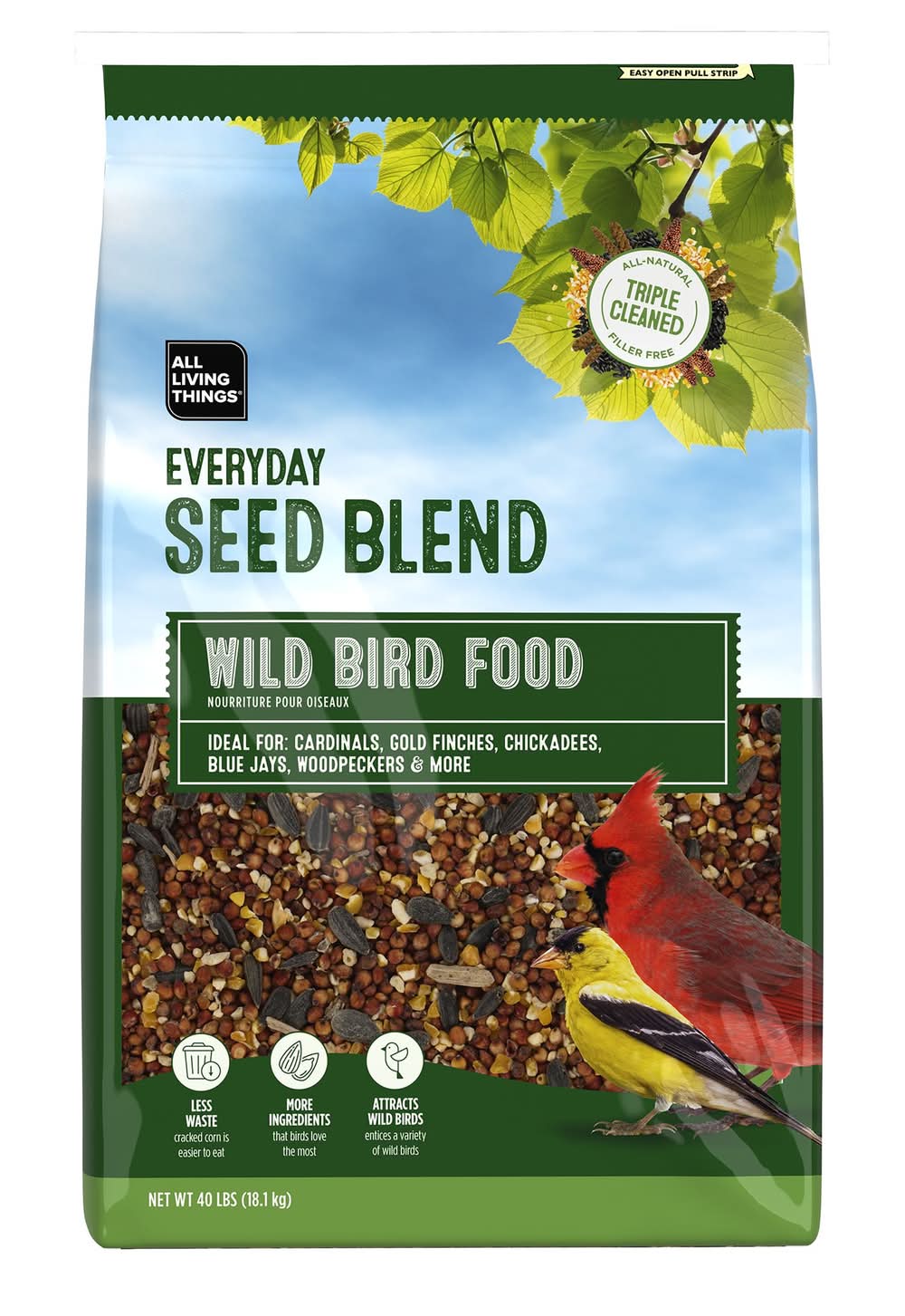 All Living Things® Wild Bird Seed (Size: 40 Lb)