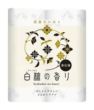 四国特紙 白檀の香り トイレットペーパー ダブル (4 入)