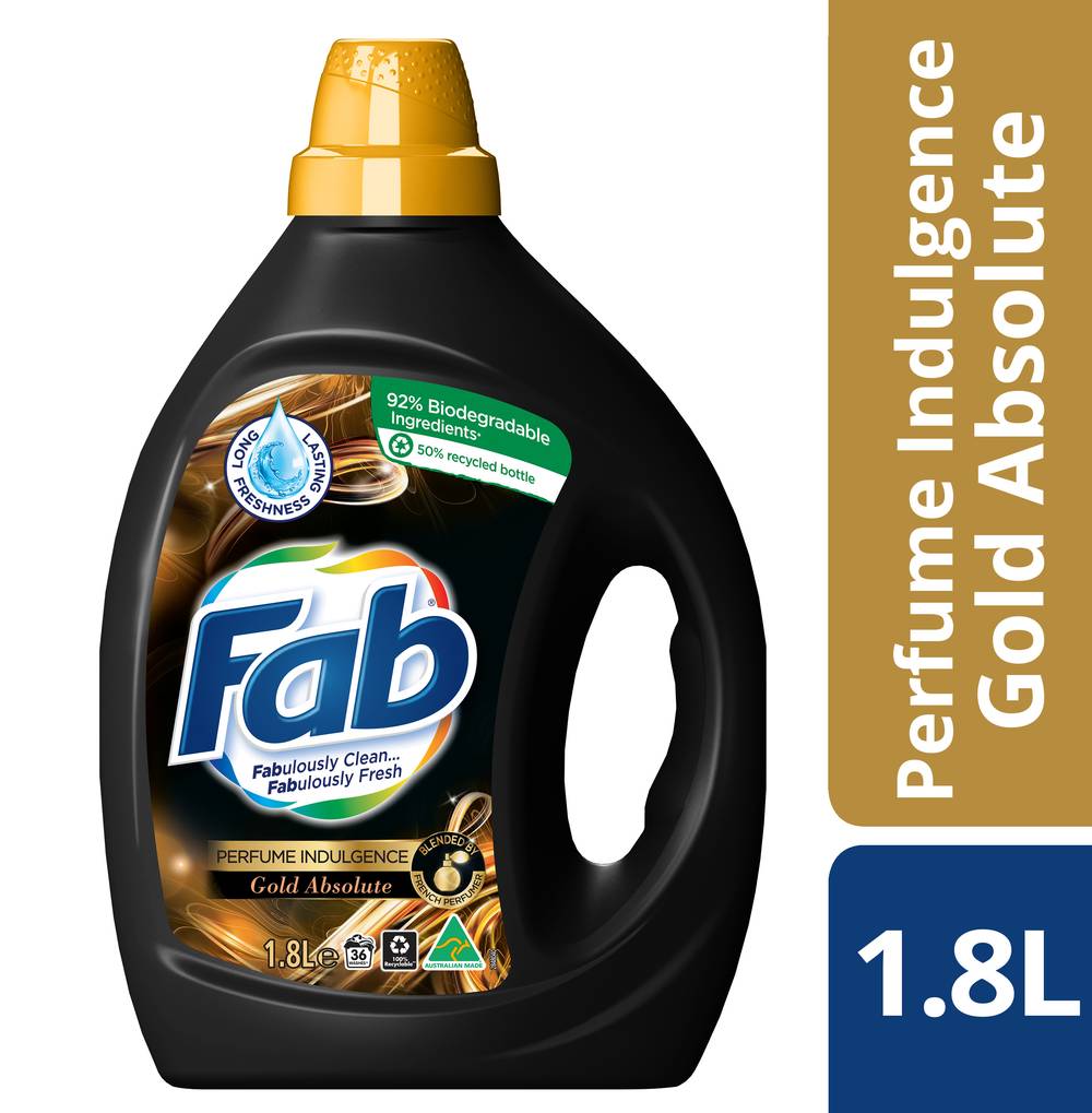 Fab Perfume Indulgence Gold Absolute Laundry Detergent (1.8L)