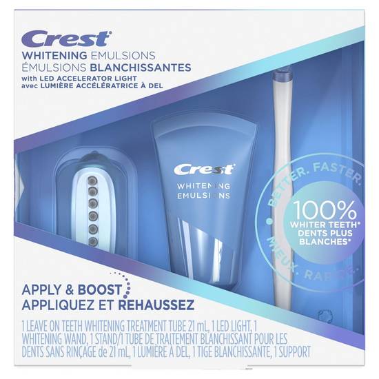 Crest Whitening Emulsions With Led Accelerator Light (1 kit)