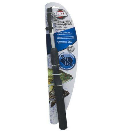 Zebco Ready Tackle Telescopic Spincast Rod (1 unit), Delivery Near You