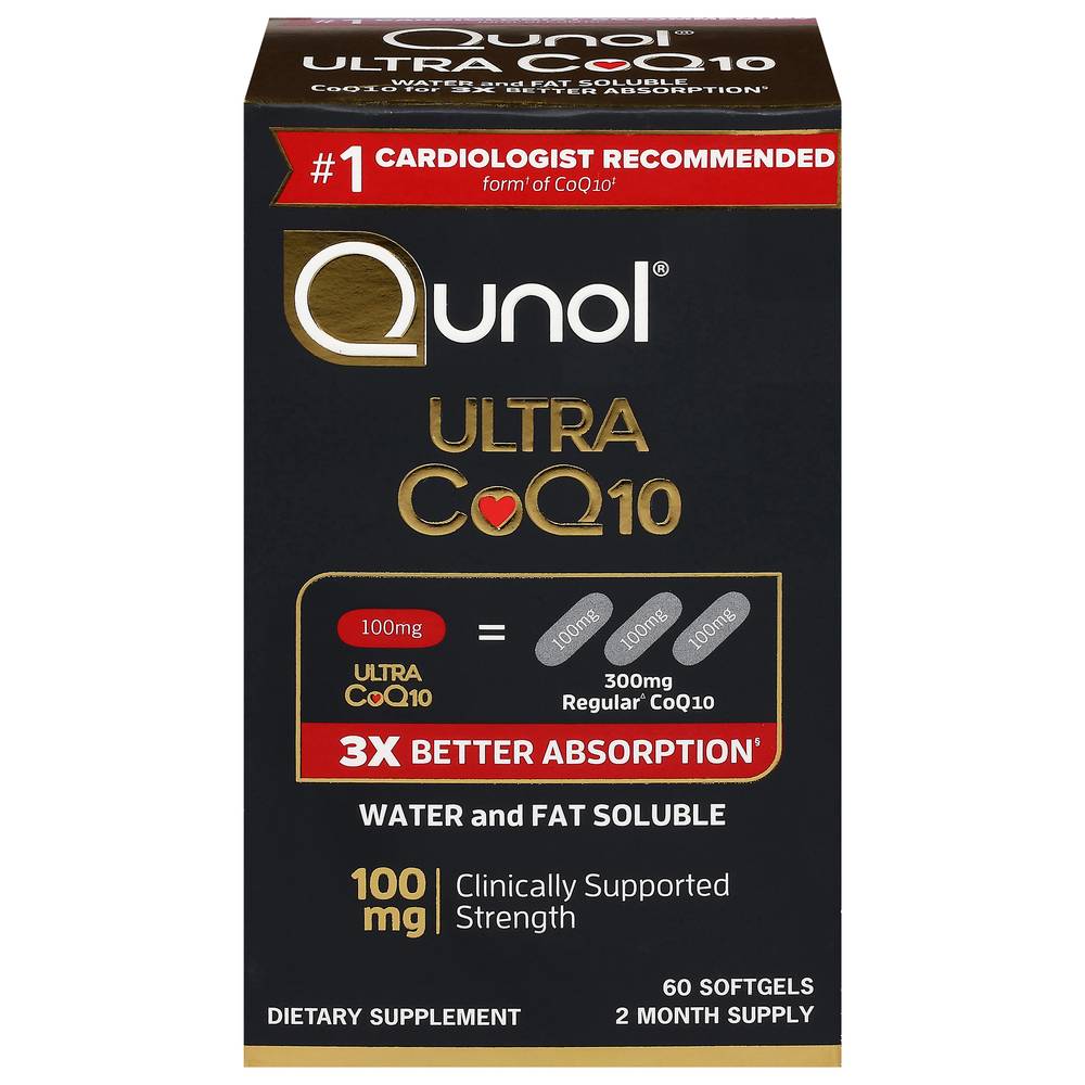 Qunol Ultra Coq10 100 mg Softgels (4.3 oz)