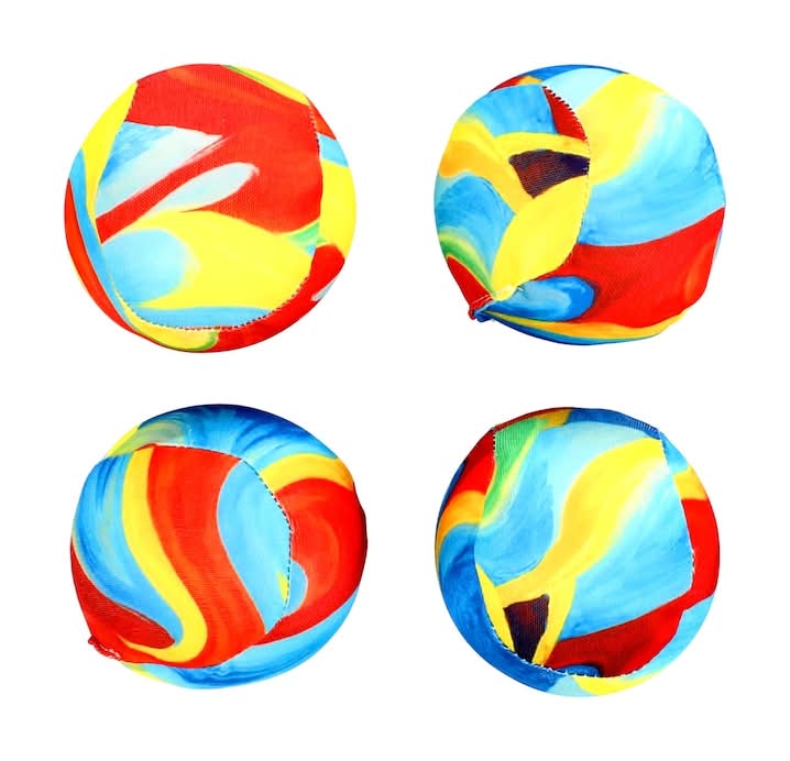 Outdoor Fun Splash-n-Swim Water Splash Balls, Assorted Styles, 4-pc Pack.