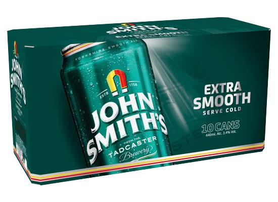 John Smith's Extra Smooth Beer Can (10 x 440ml)