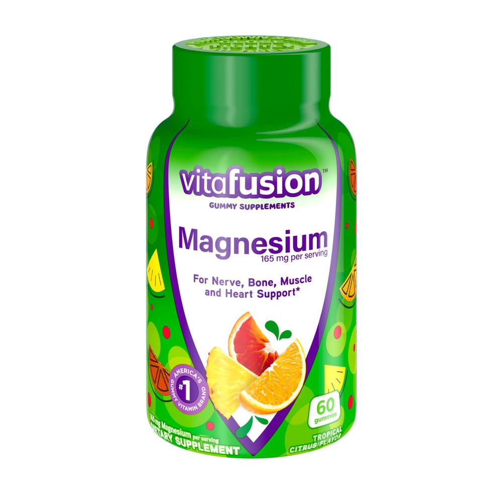 Vitafusion Magnesium 165 mg Tropical Citrus Gummies (4.3 oz)