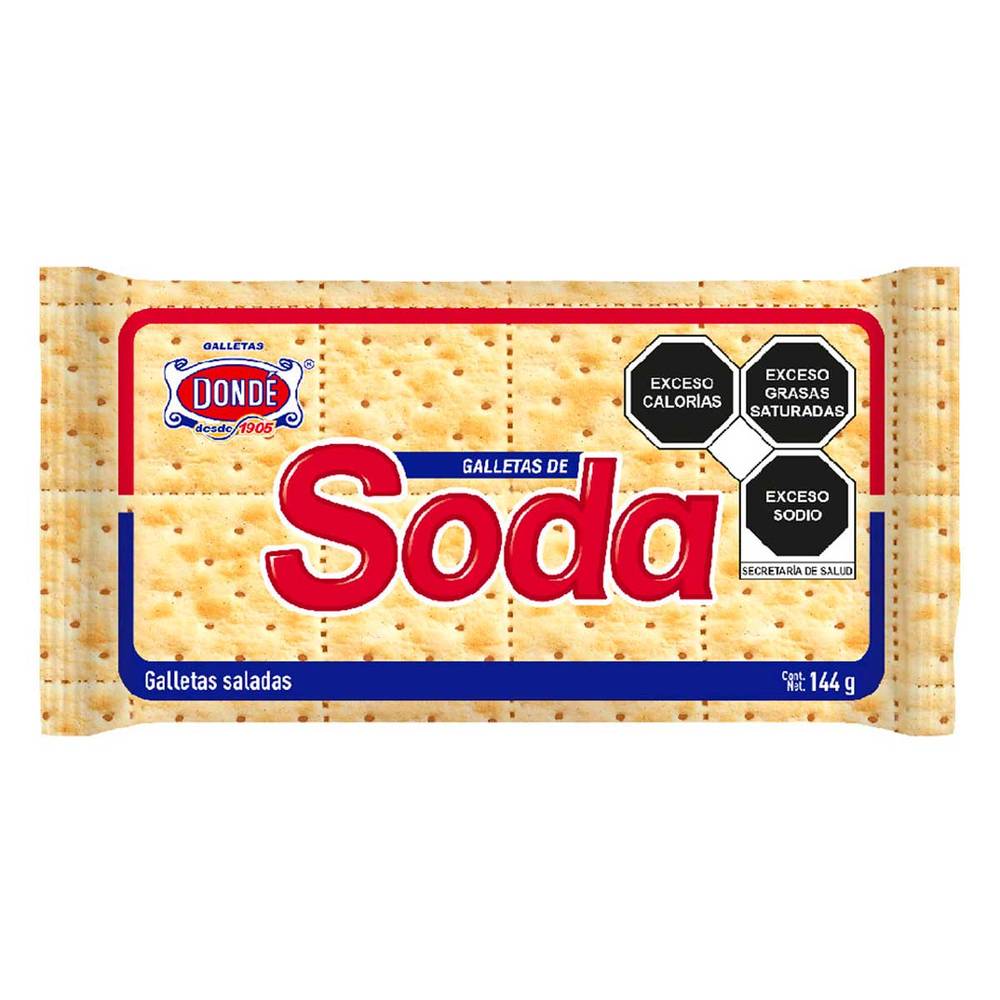 Donde soda galletas saladas (144 g)