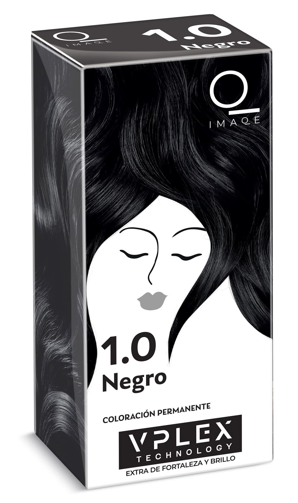 Tinte Pelo Permanente Color Negro Nº 1.0 Imaqe De Dia Caja 1 Unidad