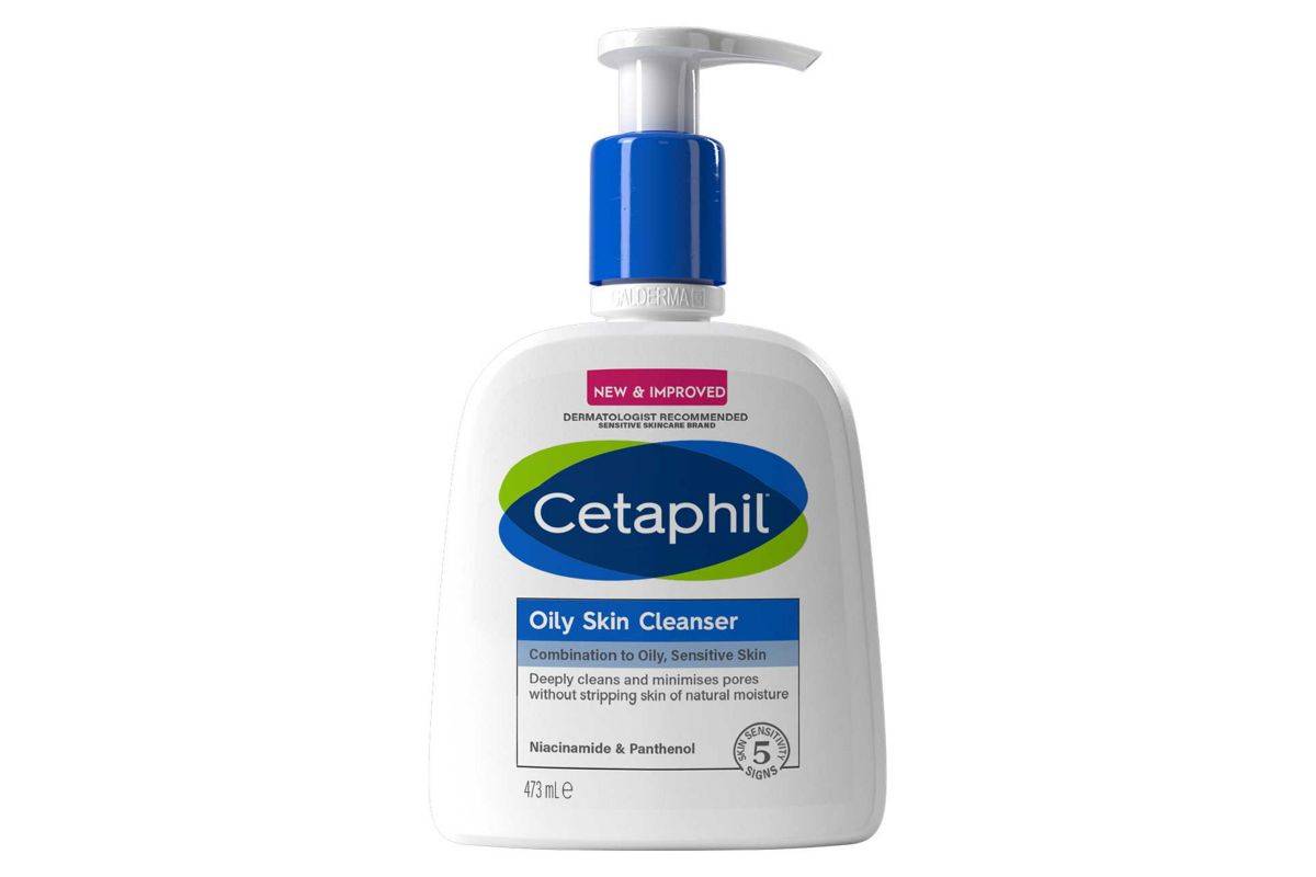 Cetaphil Oily Skin Cleanser, Face Wash for Combination to Oily Sensitive Skin 473ml