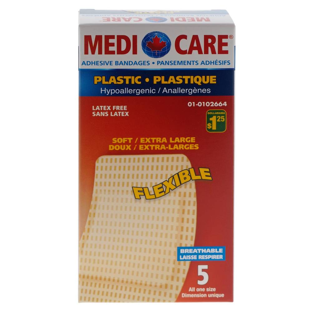 Extra Large Assorted Bandages, 5pc