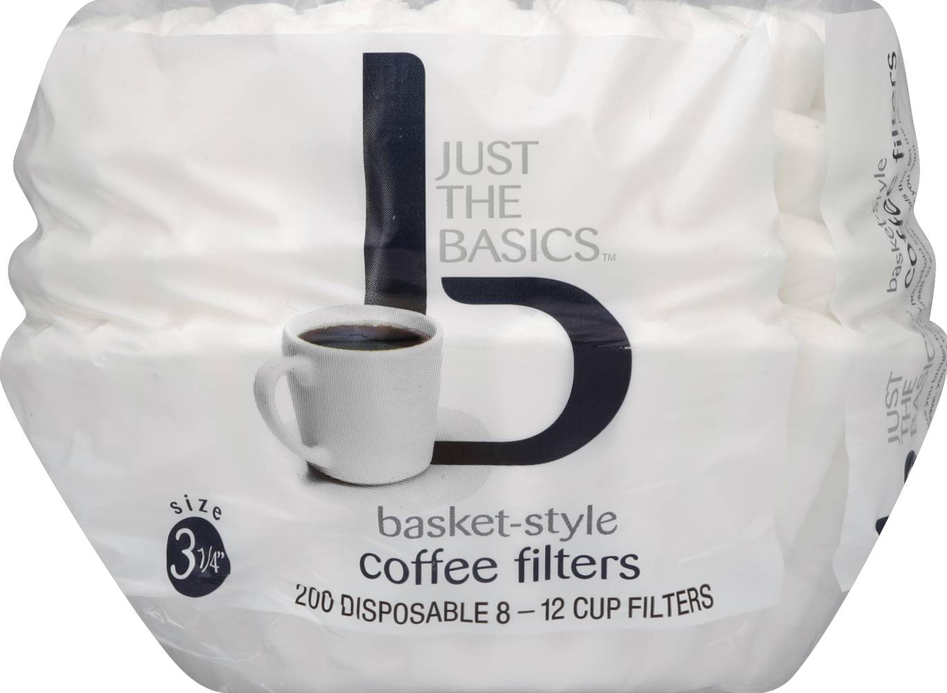 Just the Basics Coffee Filters, 3.25 in (96 ct)