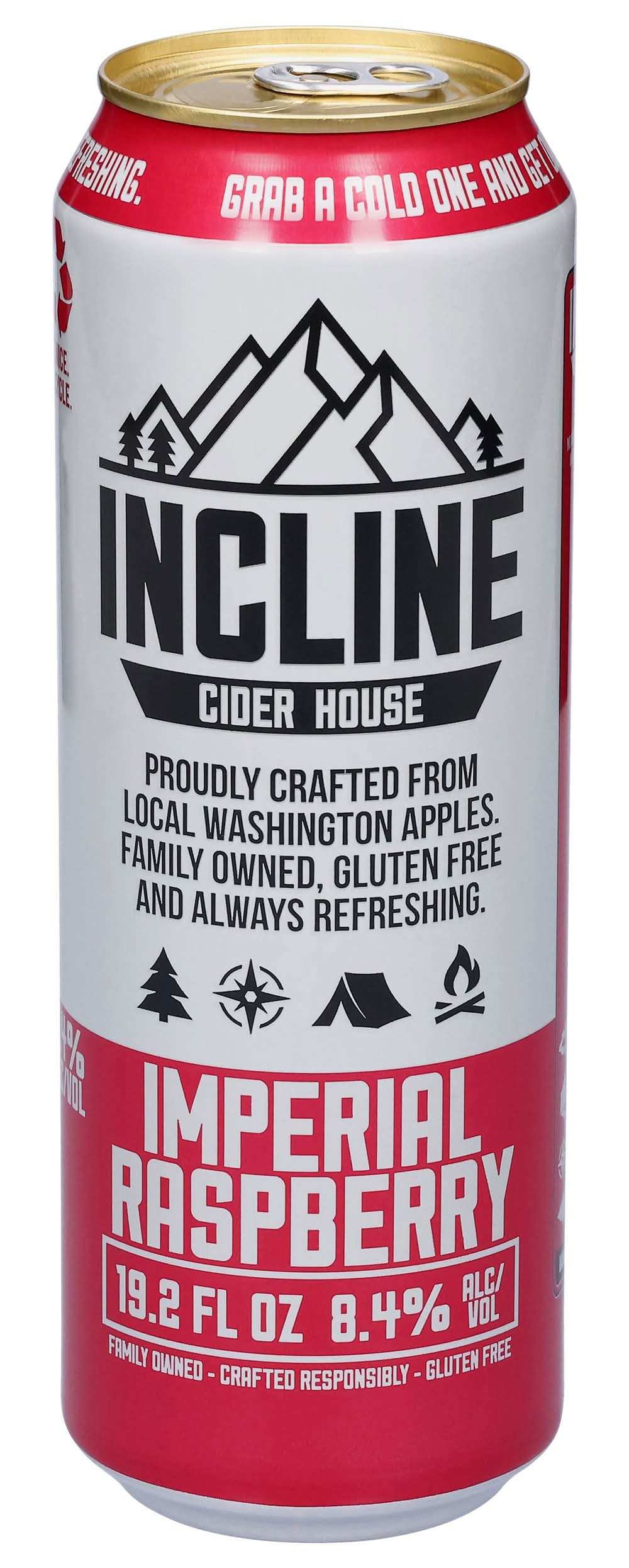 Incline Cider House Imperial Apple Wine, Raspberry (19.2 fl oz)