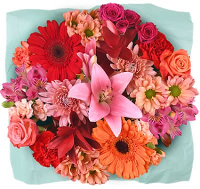 Coral Garden Bouquet - Each