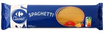 Pasta espaguetis Carrefour Classic 500 g.
