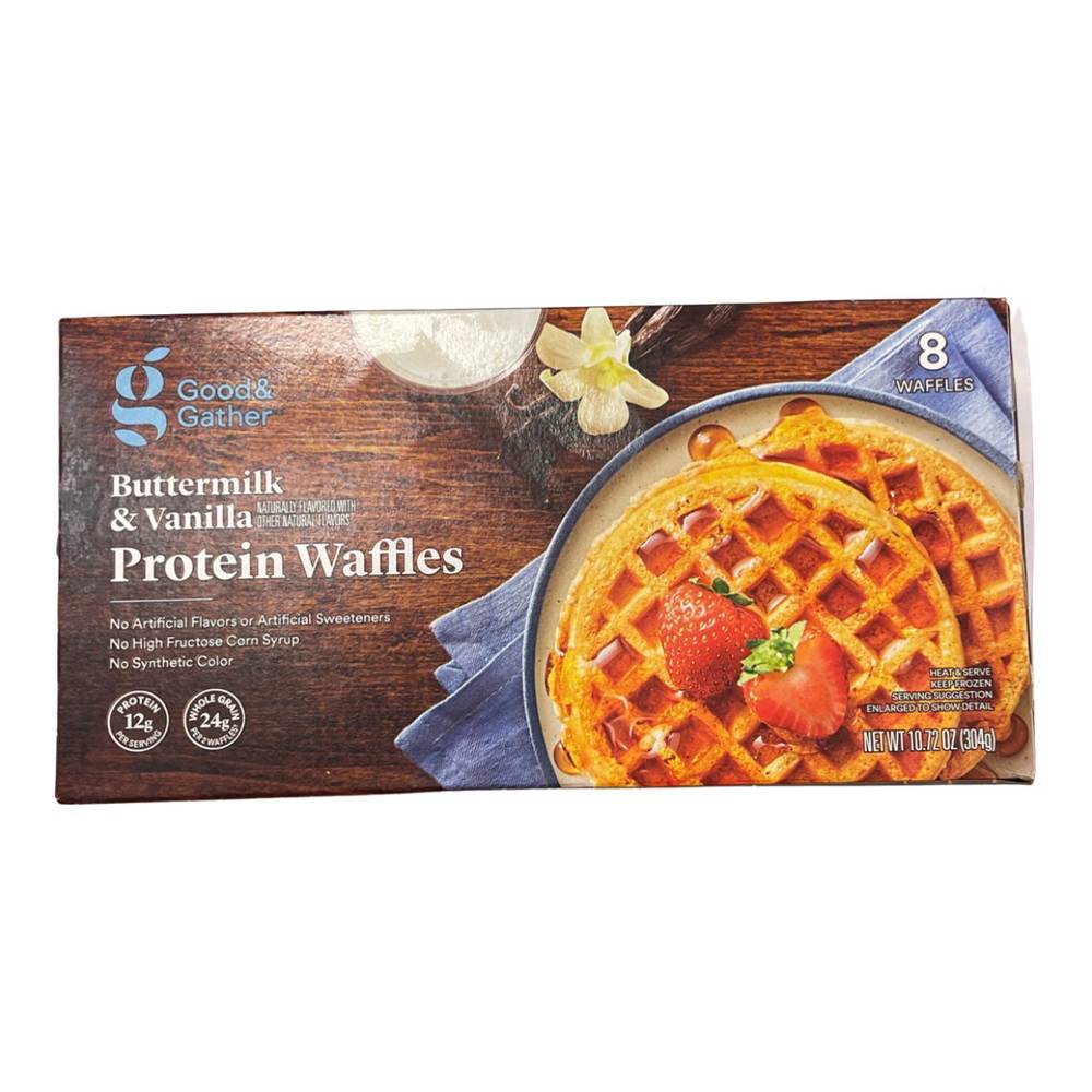 Good & Gather Frozen Protein Waffles (buttermilk-vanilla )