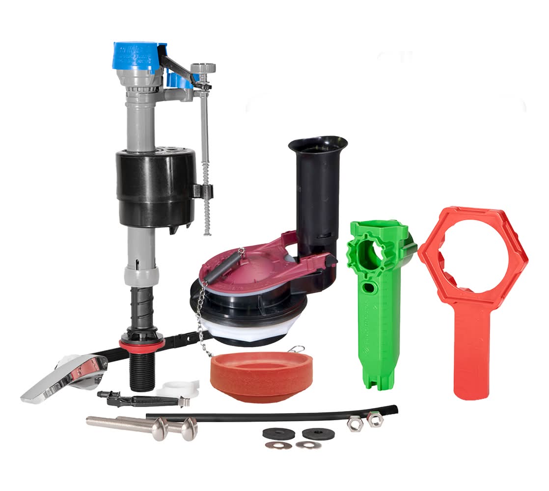 Fluidmaster Universal Toilet fill valve and 3-in flapper kit