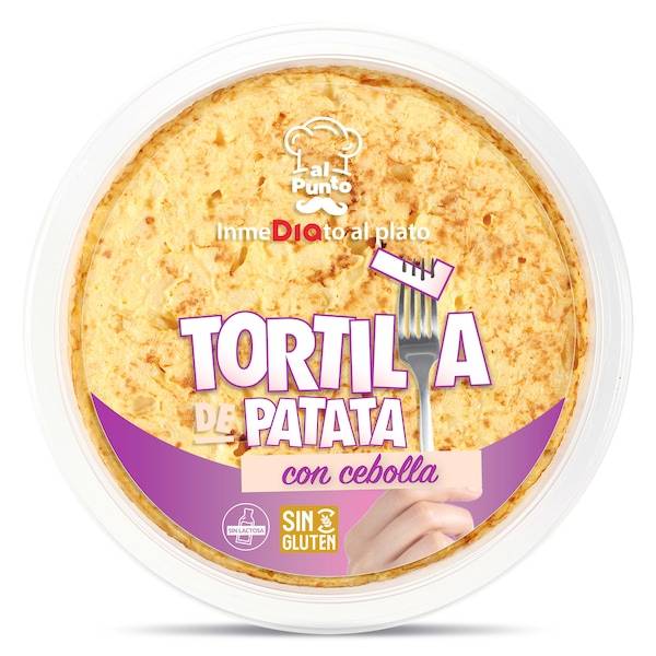 Tortilla de Patatas con Cebolla al Punto Bandeja (600 g)