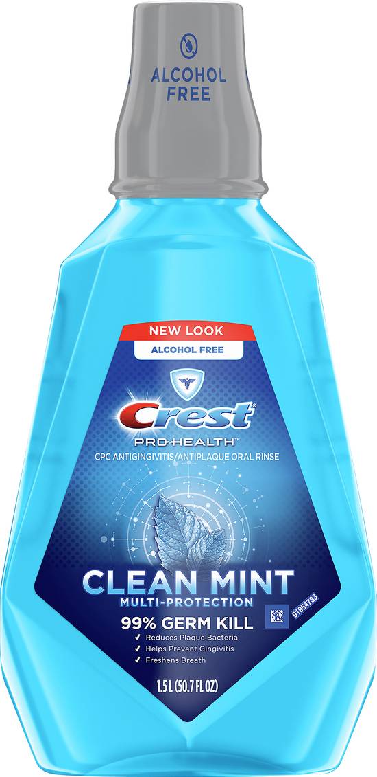 Crest Pro-Health Clean Mint Multi-Protection Oral Rinse