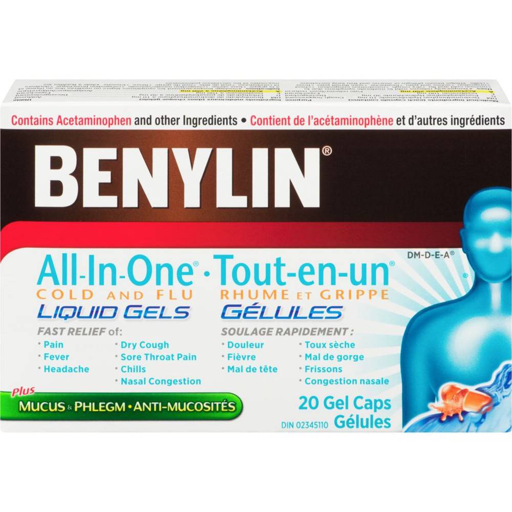 Benylin All-In-One, Liquid Gels (100 g)