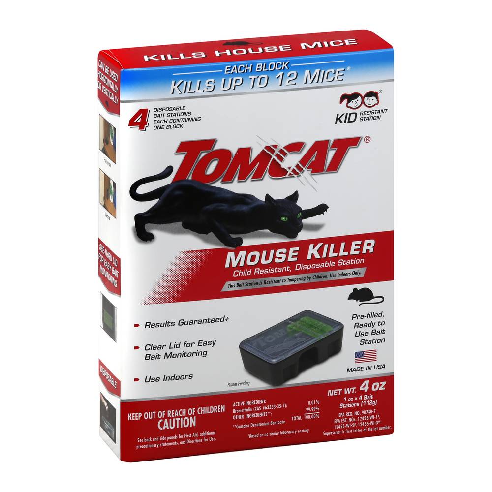 Tomcat Mouse Killer (4 oz, 4 ct)