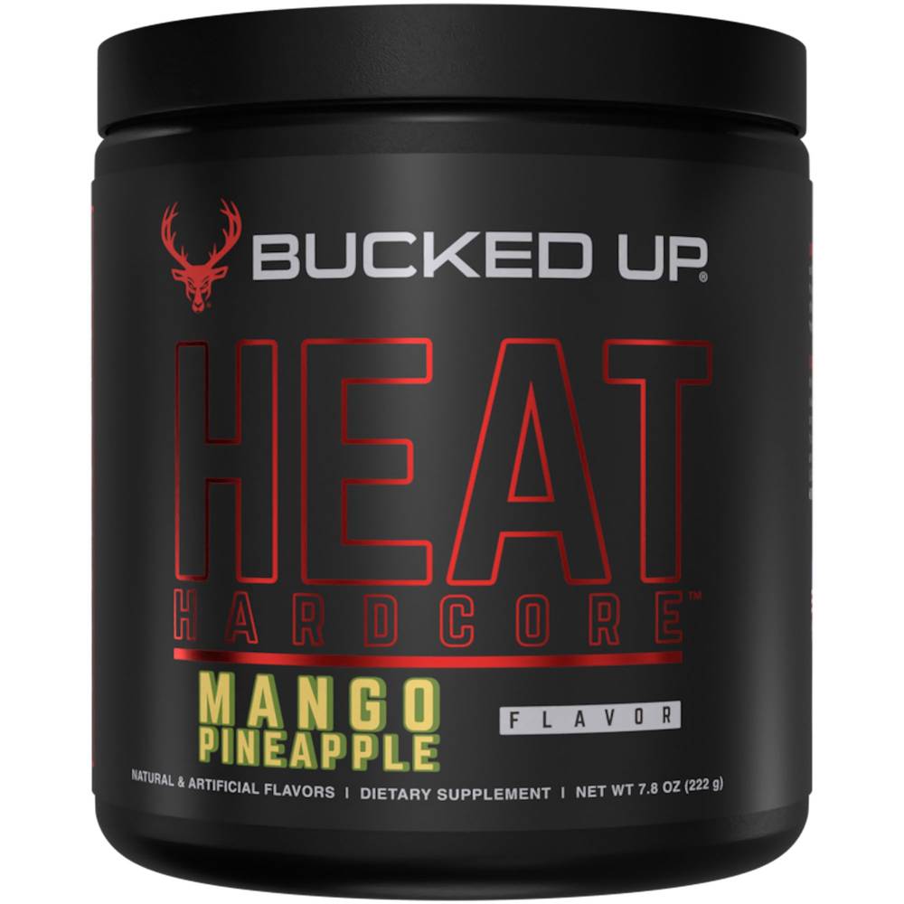 Bucked Up Heat Hardcore Dietary Supplement Powder (7.8 oz) (mango pineapple)