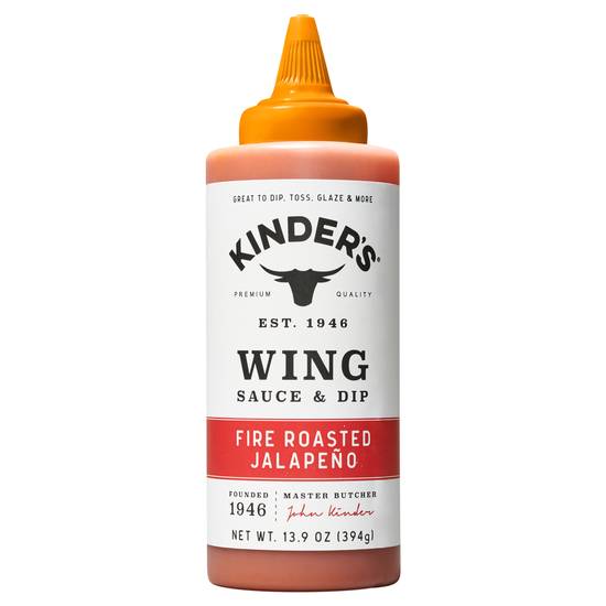 Kinder's Wing Fire Roasted Jalapeno Sauce & Dip