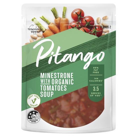 Pitango Organic Soup Minestrone 600g