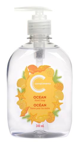 Compliments Savon Pour Les Mains Antibactérien Ocean 340 Ml / Compliments Hand Soap Ocean 340 ml