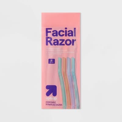 up&up Dermaplane Facial Disposable Razors (4 ct)