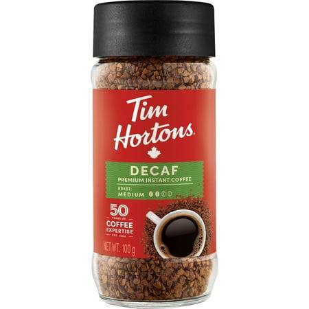 Tim Hortons Decaf Premium Instant Coffee, Medium Roast (100 g)