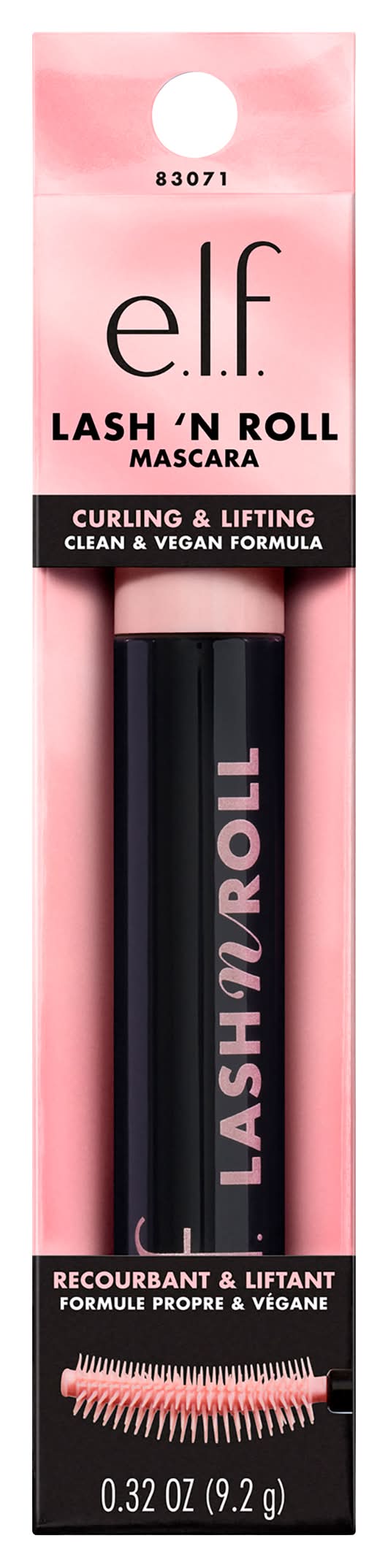 e.l.f. Lash N' Roll Mascara, Deep Brown (0.32 oz)