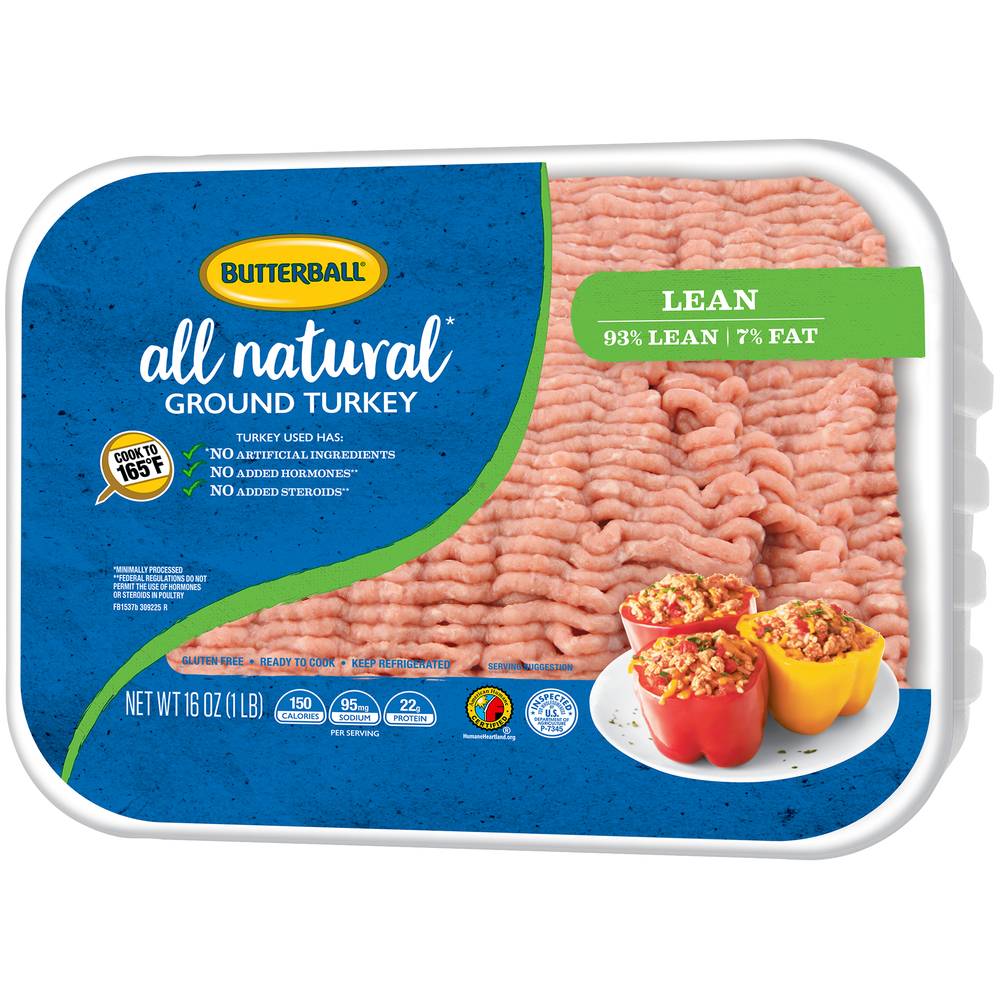 Butterball All Natural Ground Turkey (1 lbs)