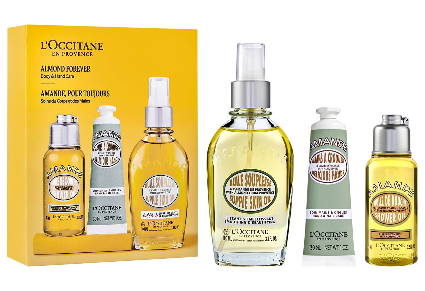 L'Occitane Almond Forever Body & Hand Gift Set