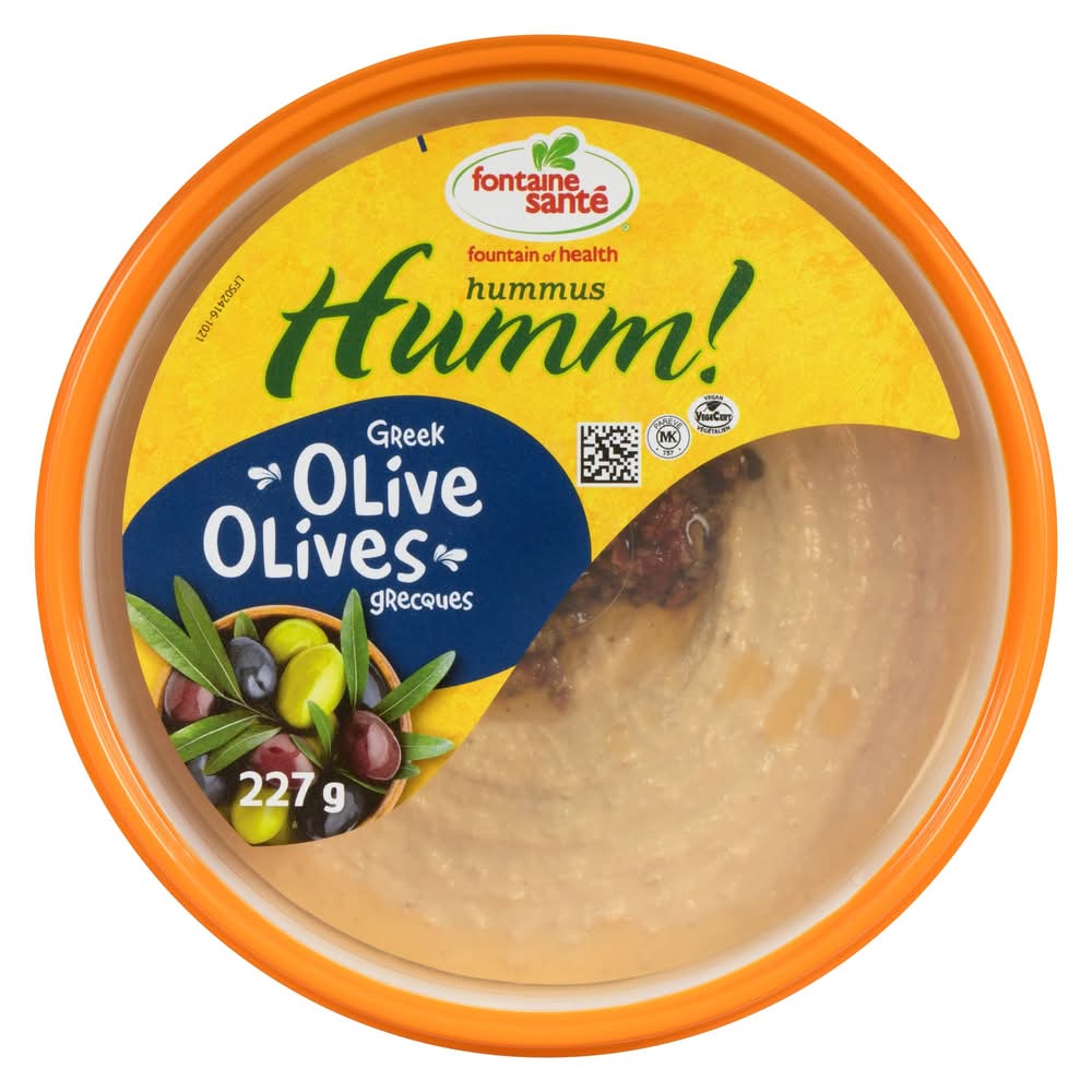 Fontaine Santé Humm! Hummus With Greek Olives (227 g)