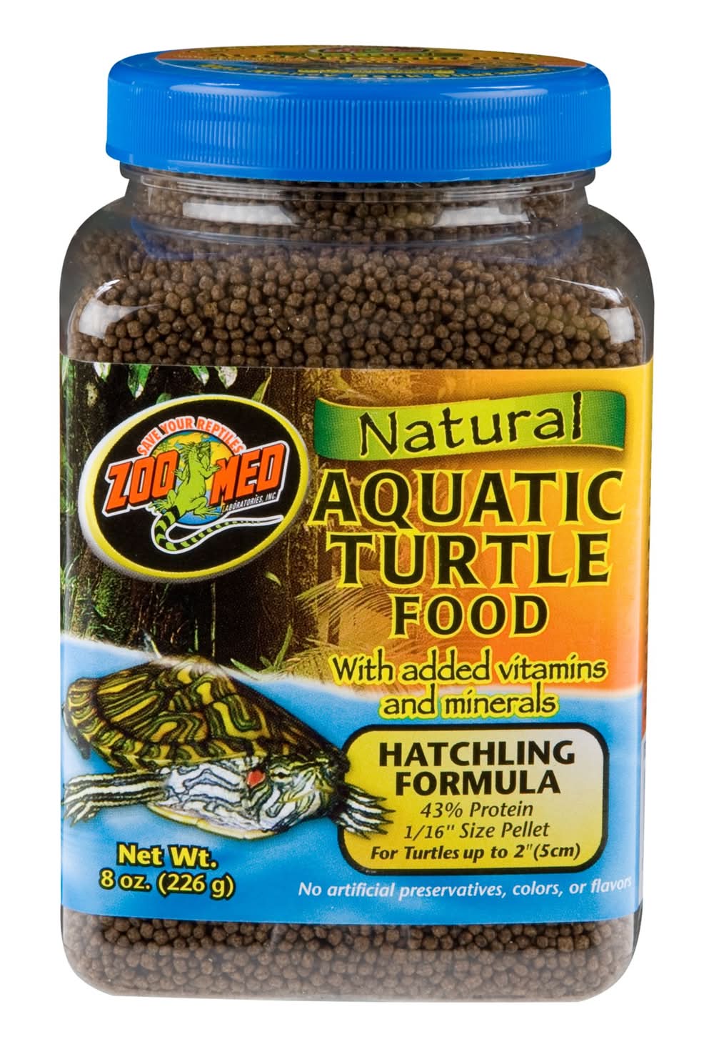 Zoo Med Hatchiling Formula Natural Aquatic Turtle Food (Size: 8 Oz)
