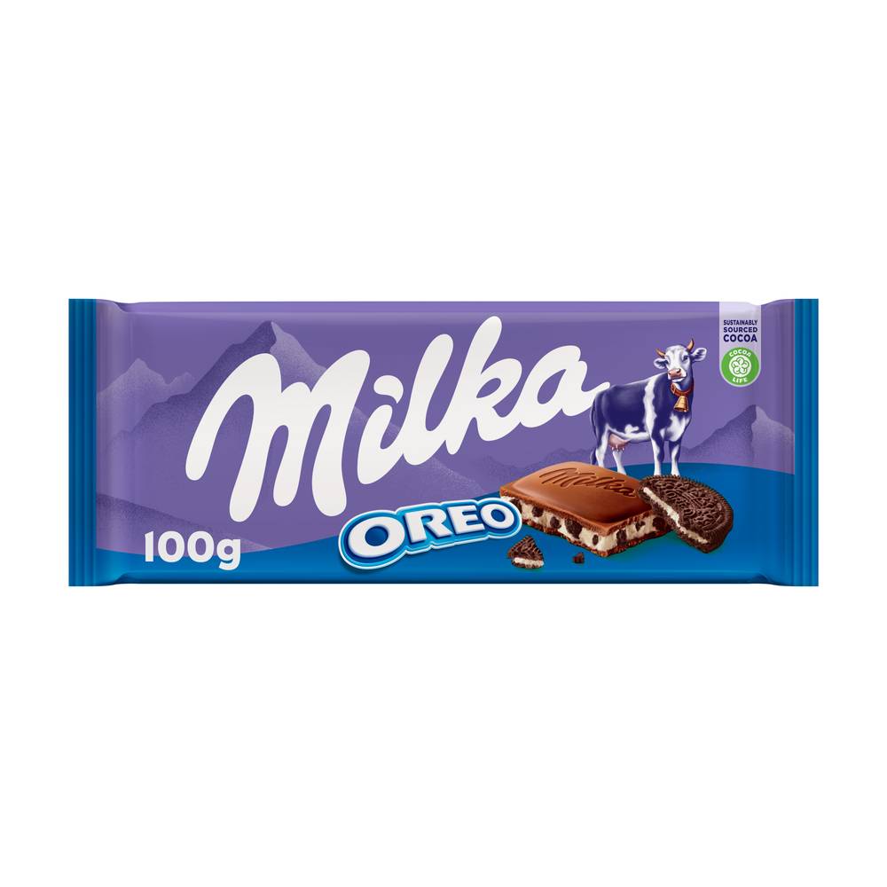 Chocolate con trozos de galleta · Milka (100 g)