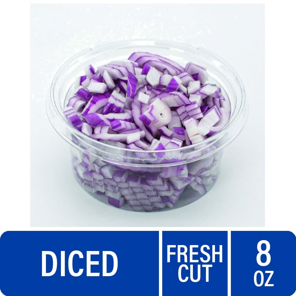 Diced Red Onions Fresh Cut In Store Daily