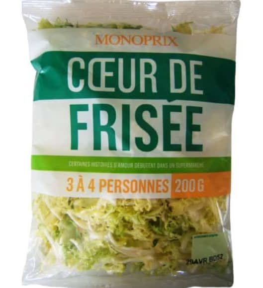 Monoprix Coeur De Frisee Le Flacon De 200G