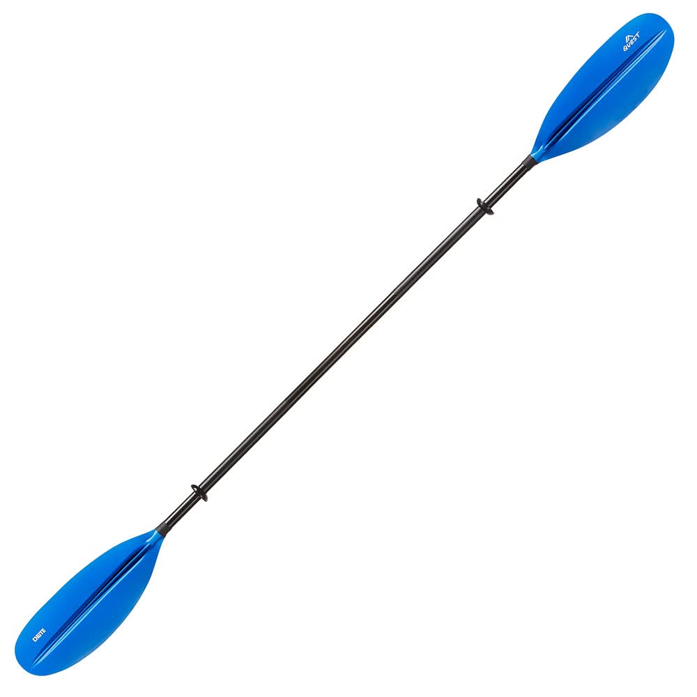 Quest Chute Aluminum Kayak Paddle (Blue)