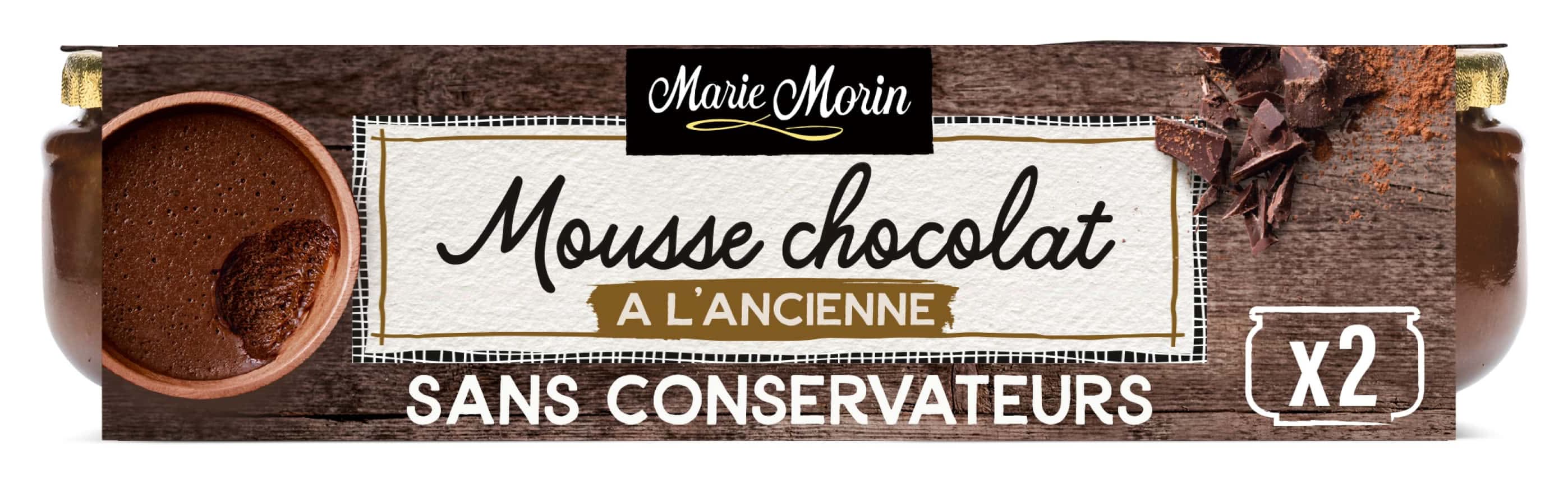 Marie Morin - Mousse au chocolat à l'ancienne (2 x 100g)