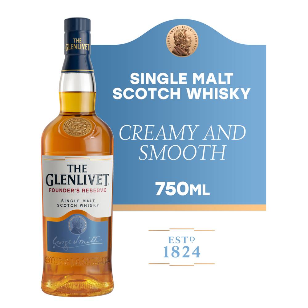 The Glenlivet Single Malt Scotch Whisky (750 ml)