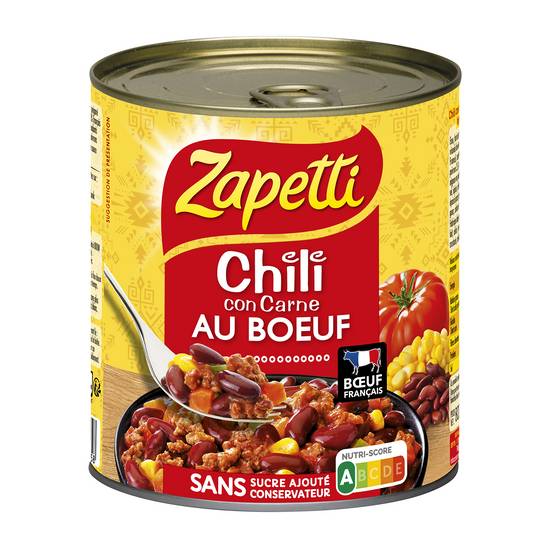 Zapetti - Chili con carne au bœuf
