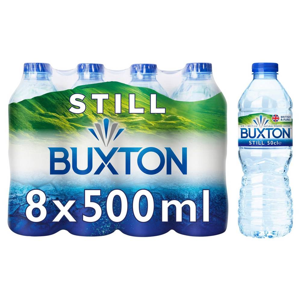 Buxton Still Natural Mineral Water (8 x 500ml)
