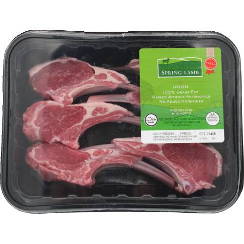 New Zealand Lamb Rib Chops (Avg. 0.8lb)