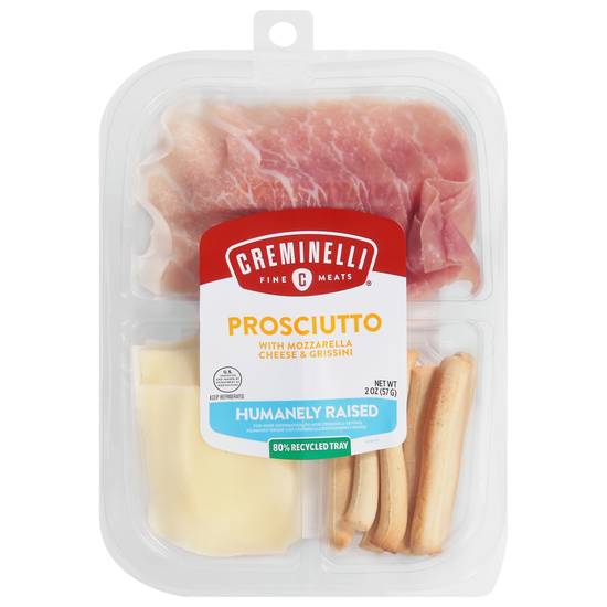 Creminelli Prosciutto With Mozzarella Cheese & Grissini