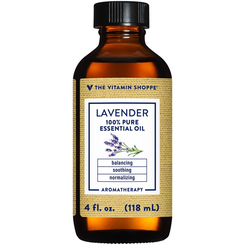 Lavender - 100% Pure Essential Oil - Balancing, Soothing, & Normalizing Aromatherapy (4 Fl. Oz.)
