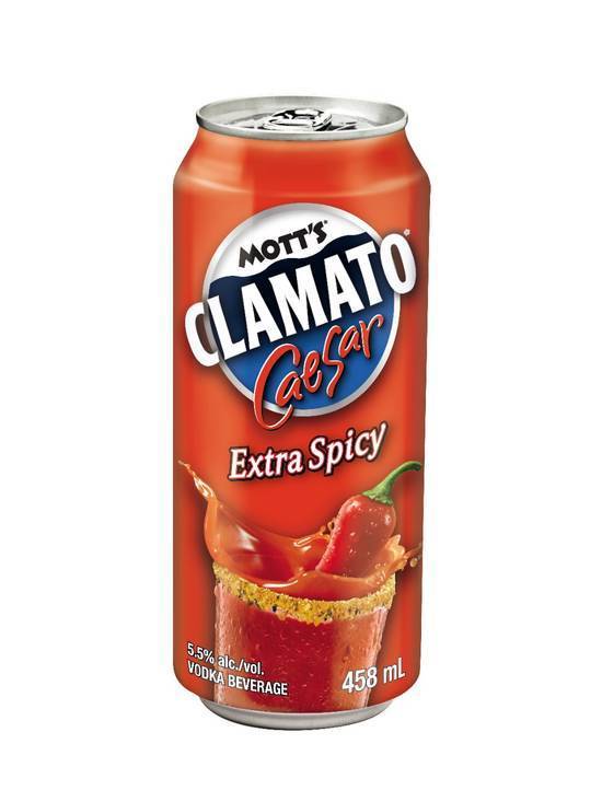 Mott's · Clamato Caesar Extra Spicy (458 mL)