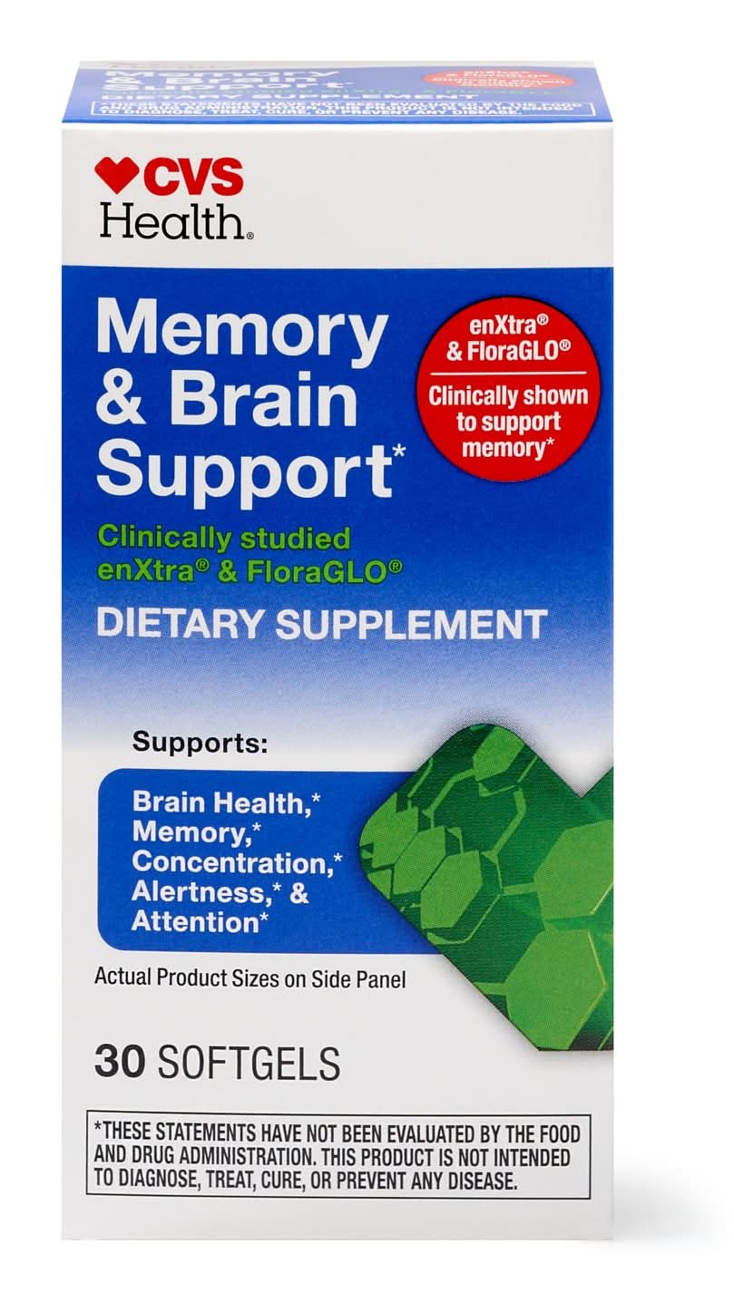 CVS Health Brain & Memory Support Dietary Supplement Softgels (30 ct)