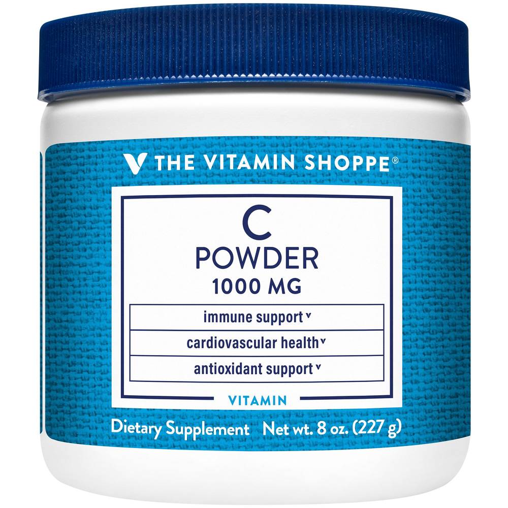 The Vitamin Shoppe Immune and Antioxidant Support 1,000 mg Vitamin C Powder (8 oz)